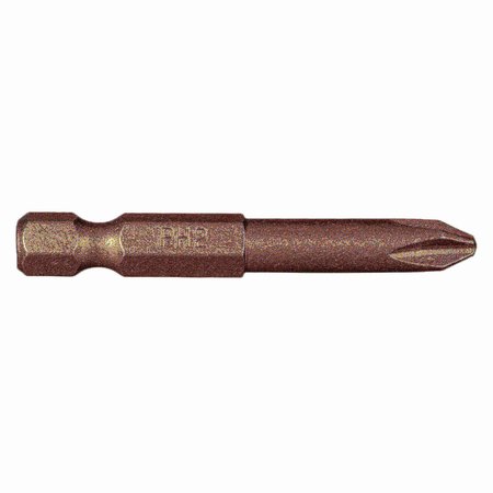 MIDWEST FASTENER 1/4" x 2" #2 Phillips Power Bits 50PK 52051